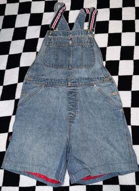 Tommy Hilfiger Jeans Denim Short Overalls Size M